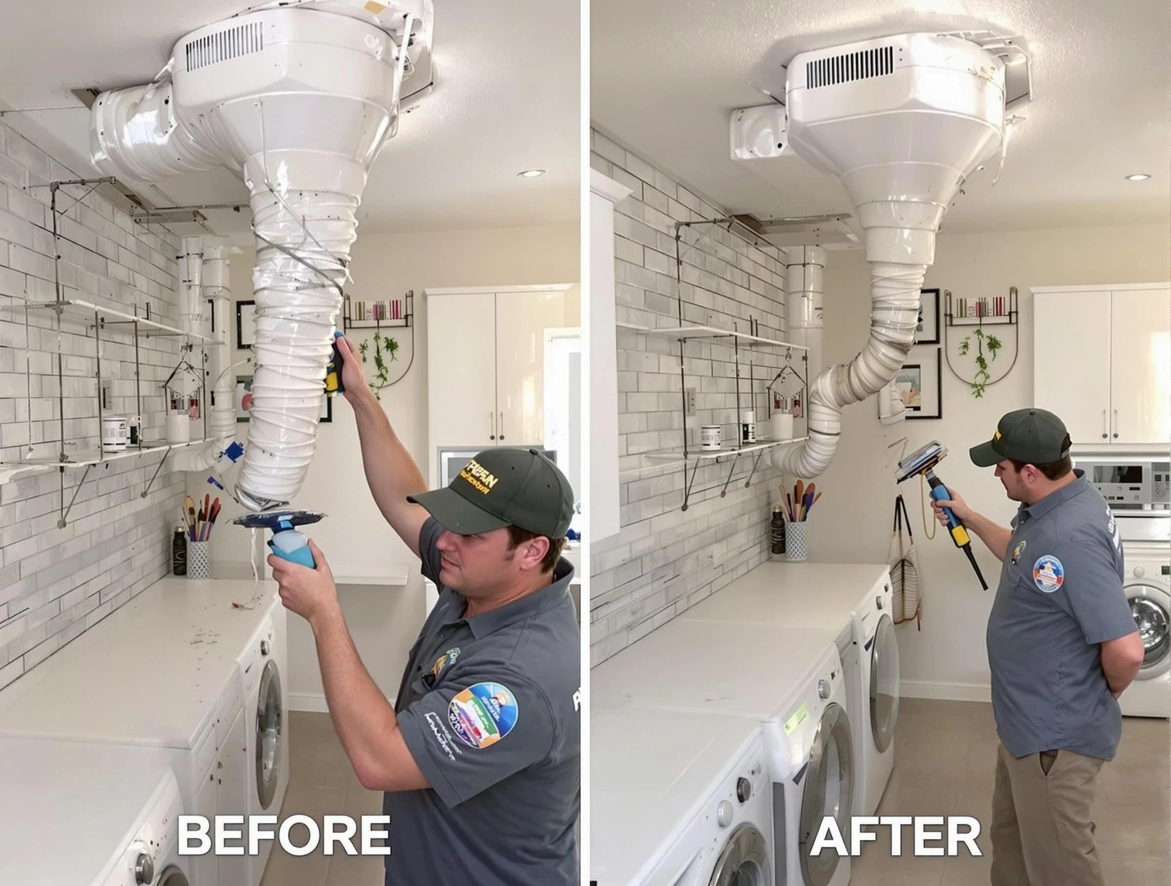 Professional dryer exhaust vent cleaning by Lake Wilderness Dryer Vent Cleaning in Lake Wilderness
