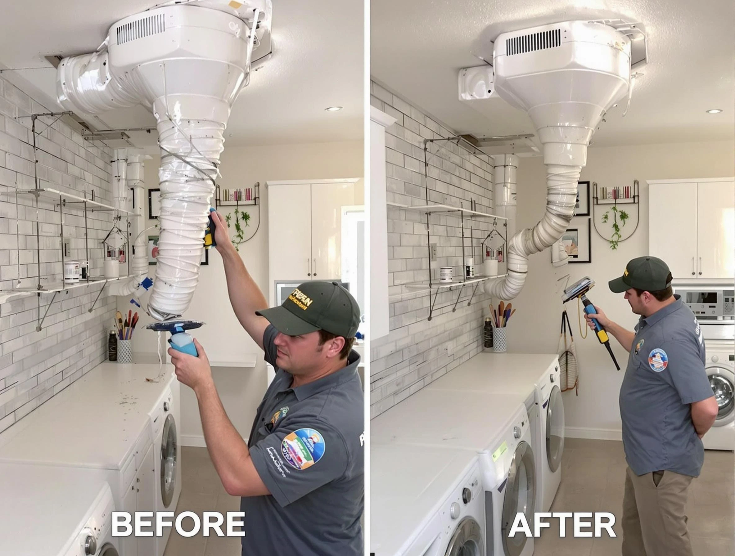 Professional dryer exhaust vent cleaning by Lake Wilderness Dryer Vent Cleaning in Lake Wilderness